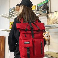 College Student Backpack Schoolbag Outdoor Waterproof Handbag