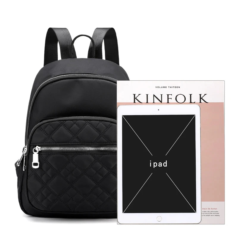 Waterproof Large Capacity Nylon Ladies Backpack