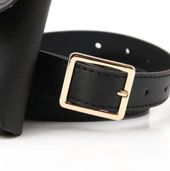 Women's Mini Belt Bag for Phone and Keys, Decorative Waist Belt