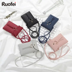 Lychee Pattern Women Messenger Bags Small Female Shoulder Bags Phone Ladies Mini