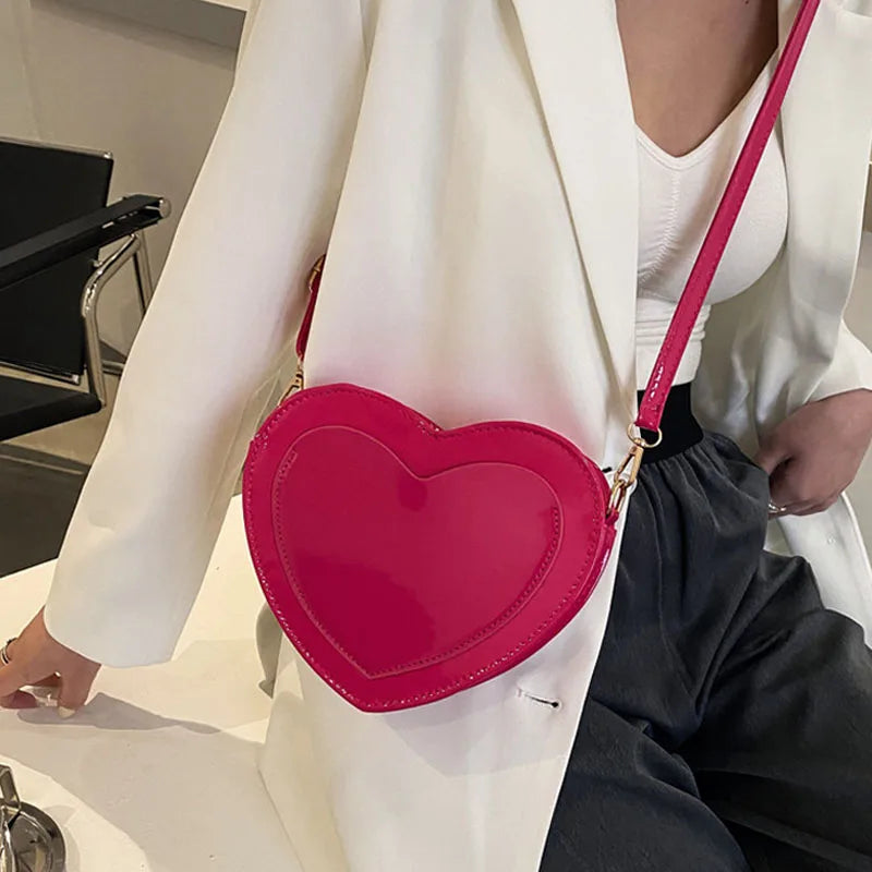 Leather Candy Shoulder Bag Small Versatile Messenger Bag