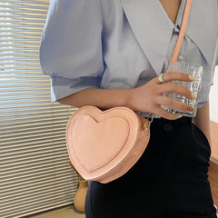 Leather Candy Shoulder Bag Small Versatile Messenger Bag