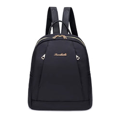 Women's Leisure Backpack Oxford Nylon Waterproof Travel Bag
