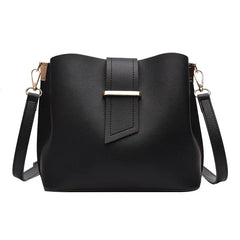 Large Capacity Women's Shoulder Bag, PU Material