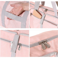 Foldable Duffel Bag Travel Portable Handbag Outdoor Shoulder Bag