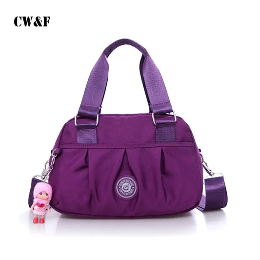Nylon Oxford Shoulder Bag Small Casual Handbag