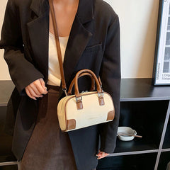 Suede Patchwork Leather Women Totes Bag Small Messenger Crossbody Shoulder Bag