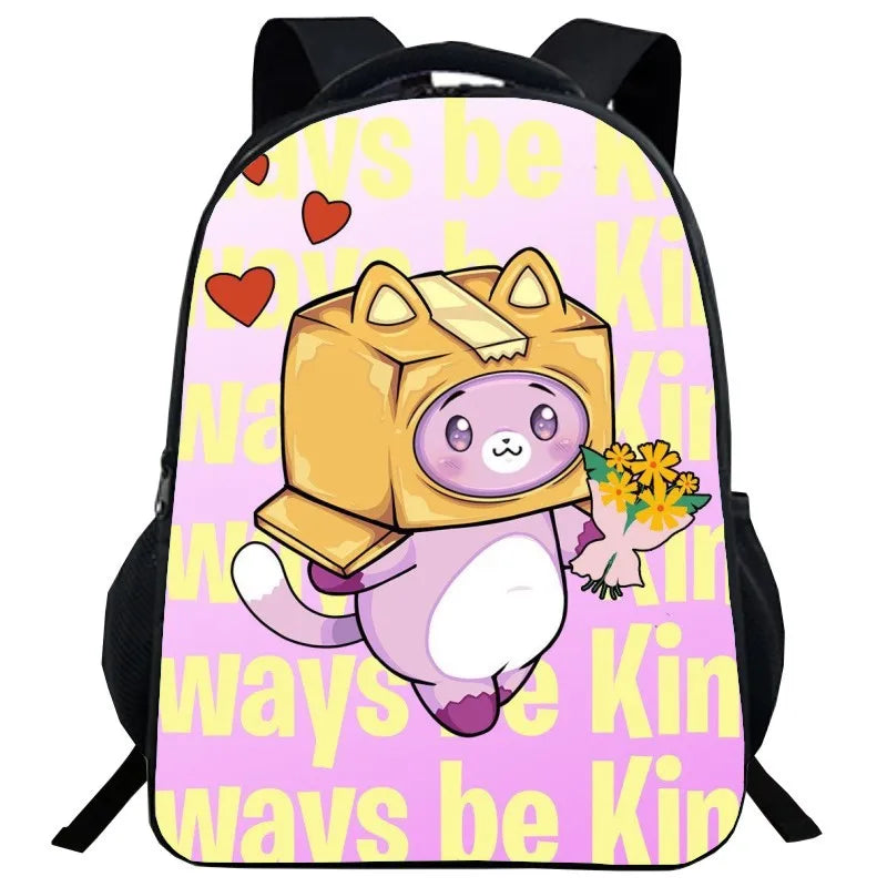 Kids Cartoon Schoolbag Girls Boys 16 inch Primary Children Backpacks for 1-6
