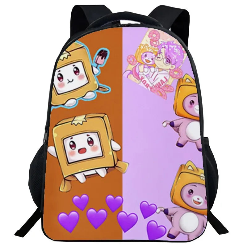 Kids Cartoon Schoolbag Girls Boys 16 inch Primary Children Backpacks for 1-6