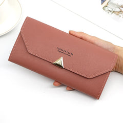 Ladies Long Student Purse Multi-Function Handbag