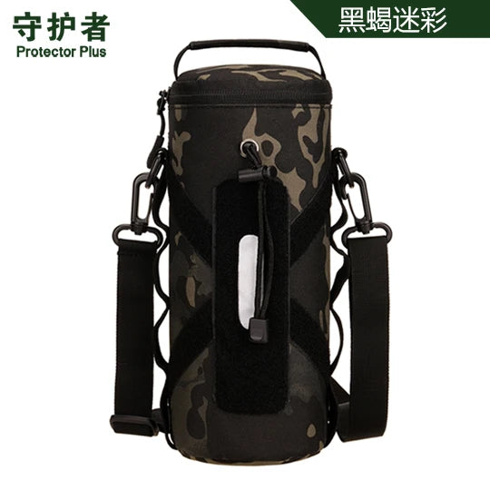 1000ml Tactical Molle Water Bottle Bag Camo Army Travel Camping Kettle Pouch