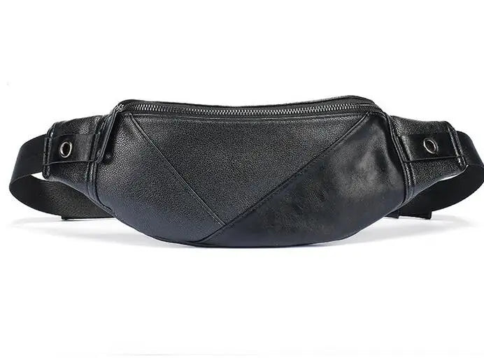 Men's Casual Shoulder Bag with Pockets