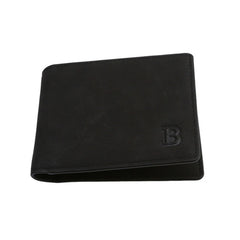 Men's Smooth Leather Cross-Section Wallet