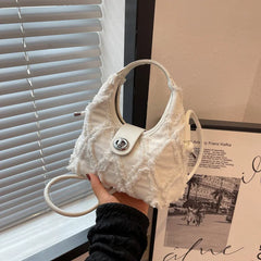 Women's Diamond Canvas Handbag