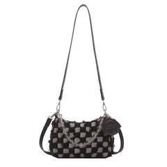 Women Denim Shoulder Bag Casual Handbag Crossbody Shoulder Bag