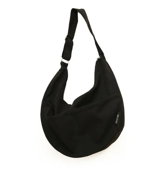 Casual Messenger Bag Solid Dumpling Bag Shoulder Bag