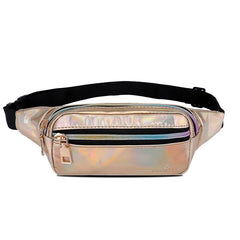 Laser PU Leather Chest Bag for Women