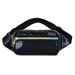 Laser PU Leather Chest Bag for Women
