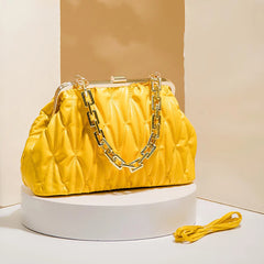 Quilted Soft Woven Shoulder Bag for Women
