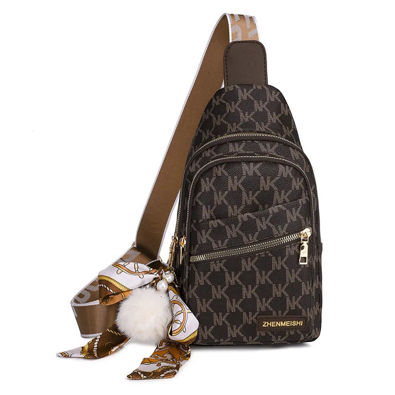 Women's Sports Chest Bag Wallet Phone Bag Belt Bag Mini Shoulder Messenger