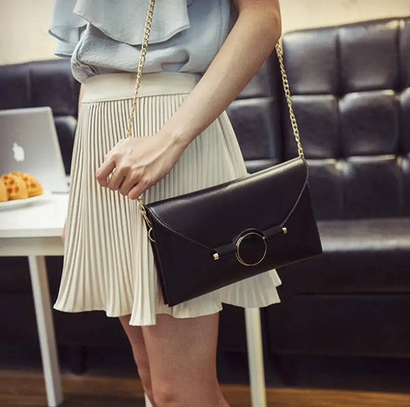 Chain Small Square Bag Envelope Clutch for Women