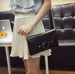 Chain Small Square Bag Envelope Clutch for Women