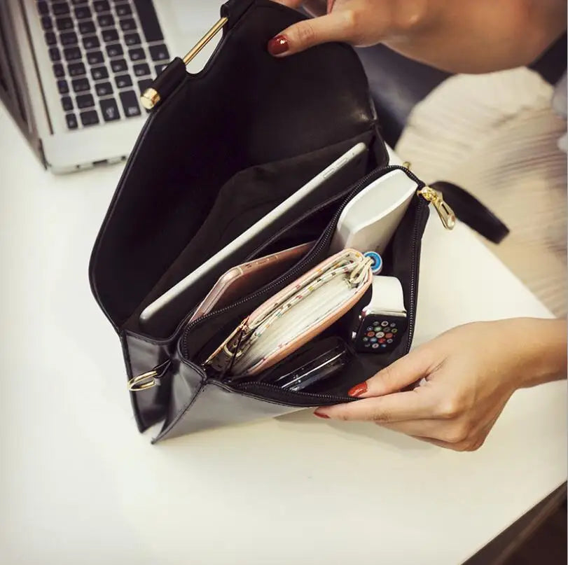 Chain Small Square Bag Envelope Clutch for Women