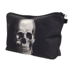Skull Old-School Handbag Makeup Bag Organizer Kids Stationery Purse