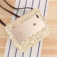 Small Fresh Messenger Straw Bag Retro Woven Bag