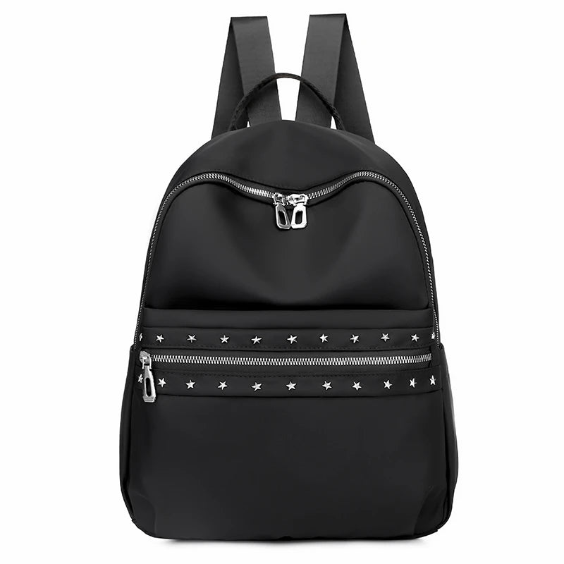 Waterproof Oxford Cloth Backpack Women's Leisure Schoolbag