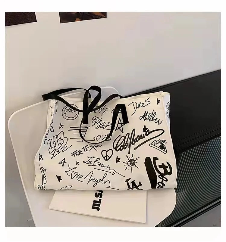 Western Graffiti Ladies Shoulder Bag