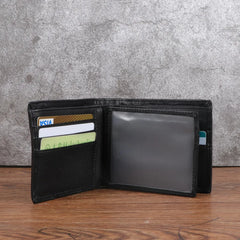 Men's Retro Leather Wallet Stitching Wallet