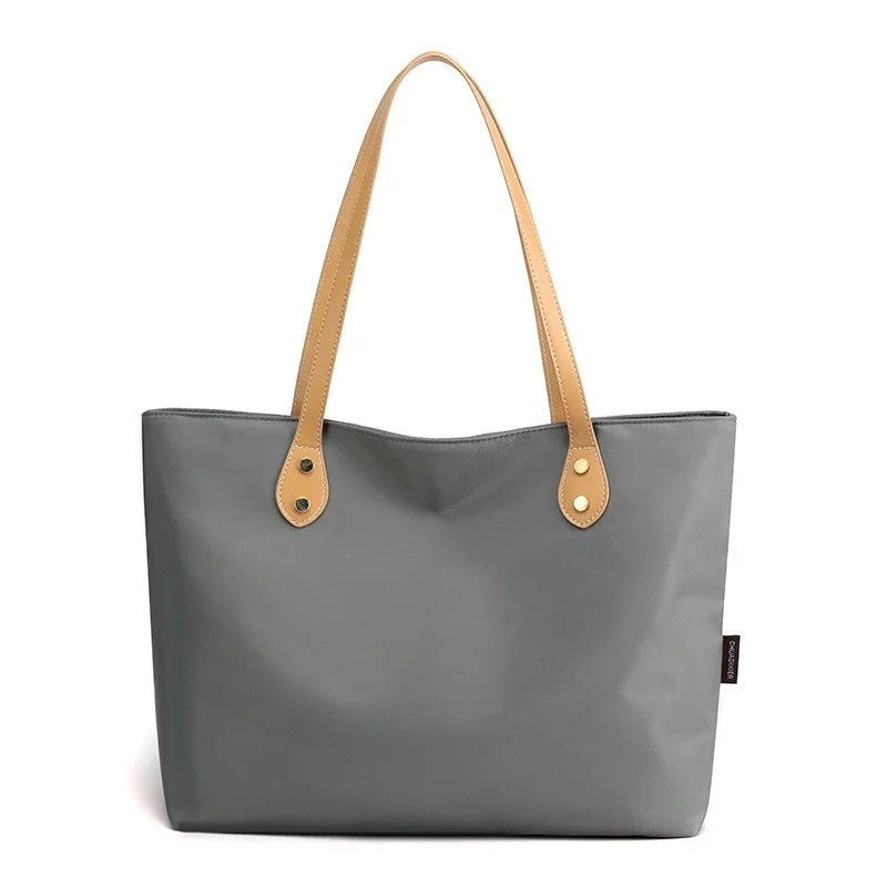 Waterproof Shoulder Bag Handbag Nylon Cloth Briefcase Large Capacity Tote Bag
