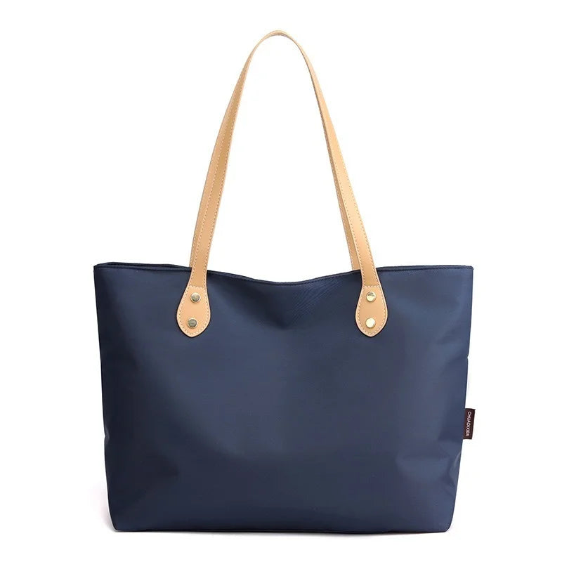 Waterproof Shoulder Bag Handbag Nylon Cloth Briefcase Large Capacity Tote Bag