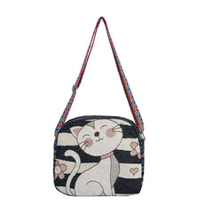 Women's Owl Messenger Bag Embroidered Ethnic Shoulder Bag