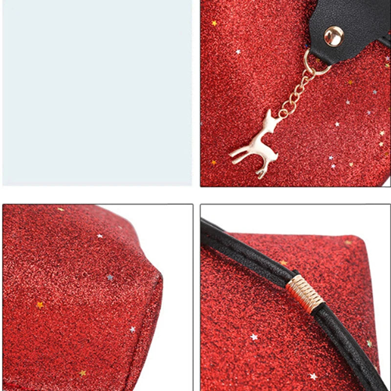 Women's Sequins Deer Shoulder Bag