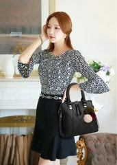 Women's Wild Handbag Shoulder Bag Messenger Bag 26X10X23cm