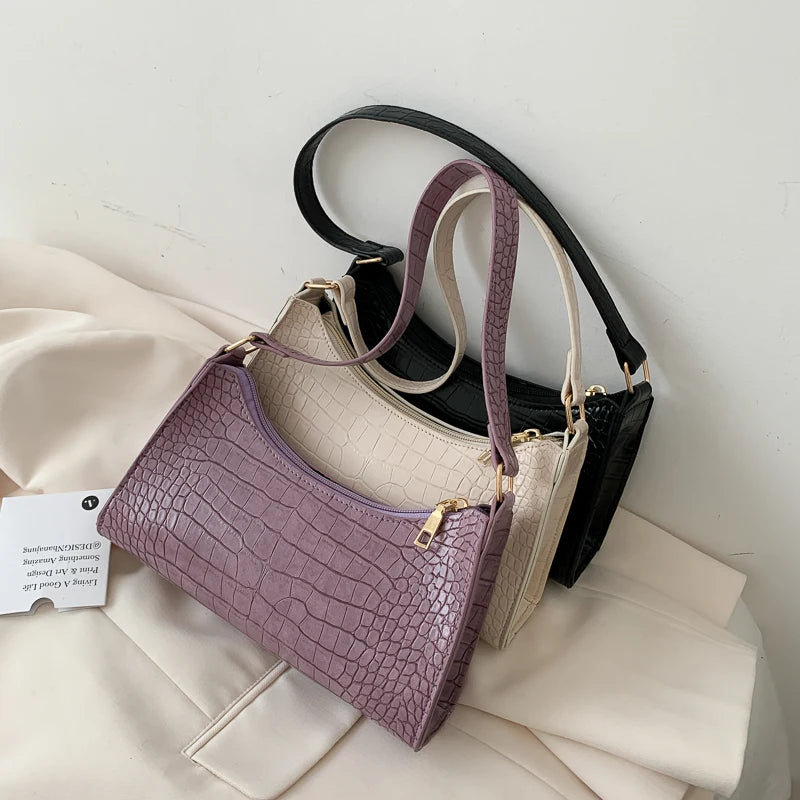 Small Women's Milk Tea Armpit Bag Shoulder Bag