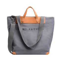 Women's Canvas Shoulder Bag with Adjustable Strap