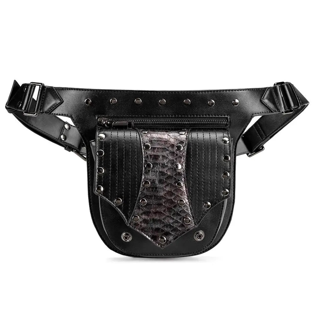 Steampunk Women's Shoulder Bag Tactical Men's Waist Bag