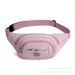 Women's Sports Waist Bag Nylon Multi-layer Chest Backpack