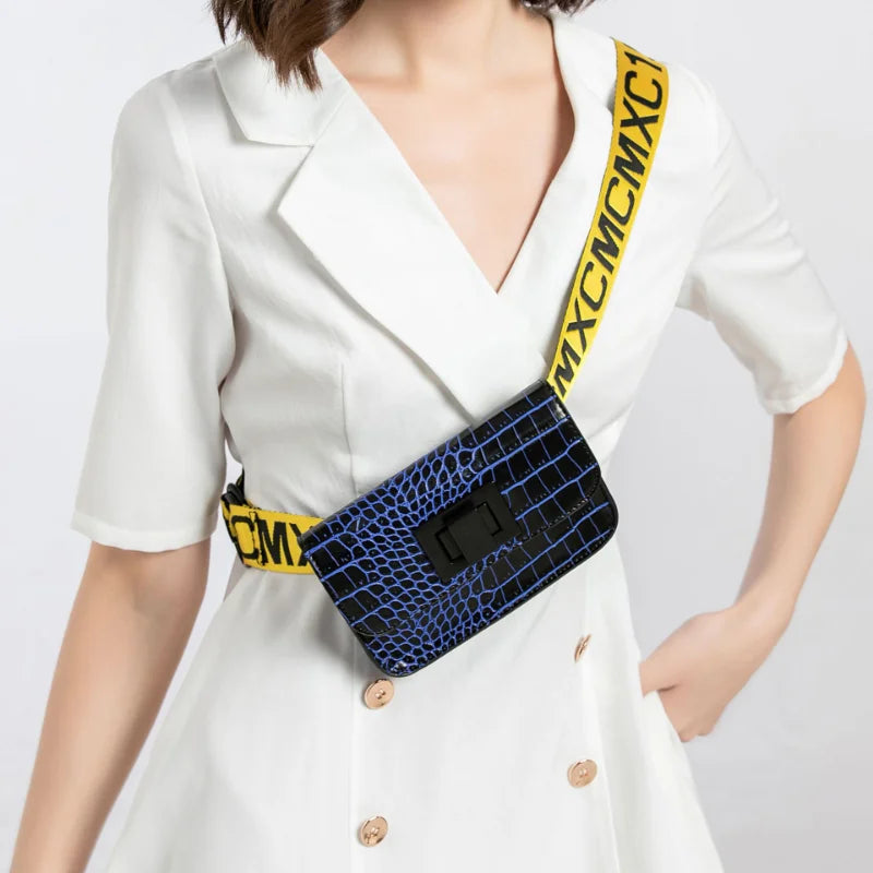 Women's Cross-Body Waist Bag, Versatile Chest Bag