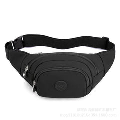 Women's Waist Bag Printing Large Capacity Nylon Cloth Storage Chest Bag