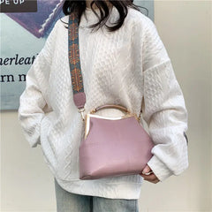 Bohemian Strap Crossbody Bag Shell Lock Women's Handbag