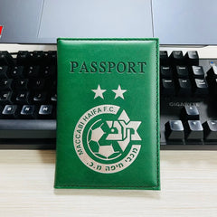 PU Leather Maccabi Haifa Passport Case Cover