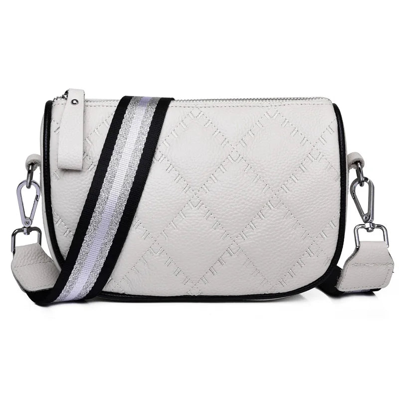 Geniune Leather Crossbody Shoulder Bag Multi-function