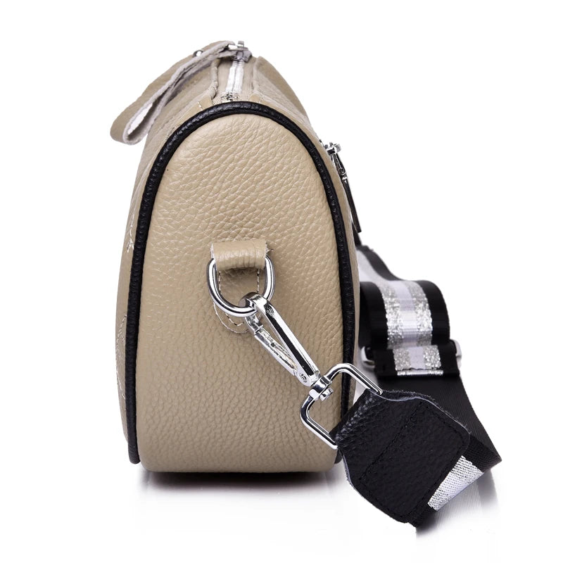 Geniune Leather Crossbody Shoulder Bag Multi-function