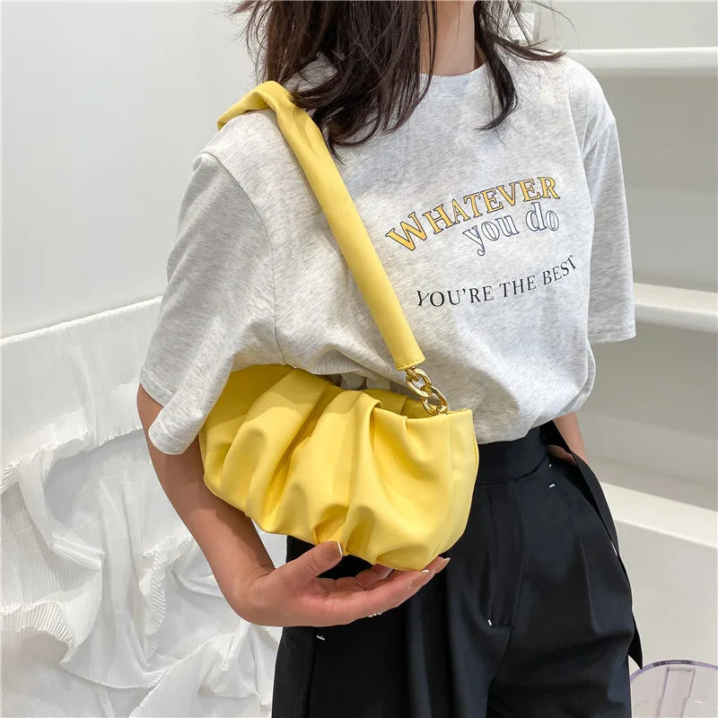 PU Leather Women Shoulder Bag Multi-function Handbag