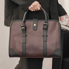 Men's Business Handbag Briefcase Old Single Shoulder Bag
