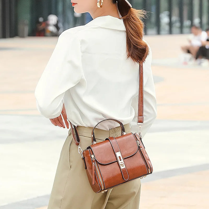 Hotstacy Small Square Crossbody Shoulder Bag
